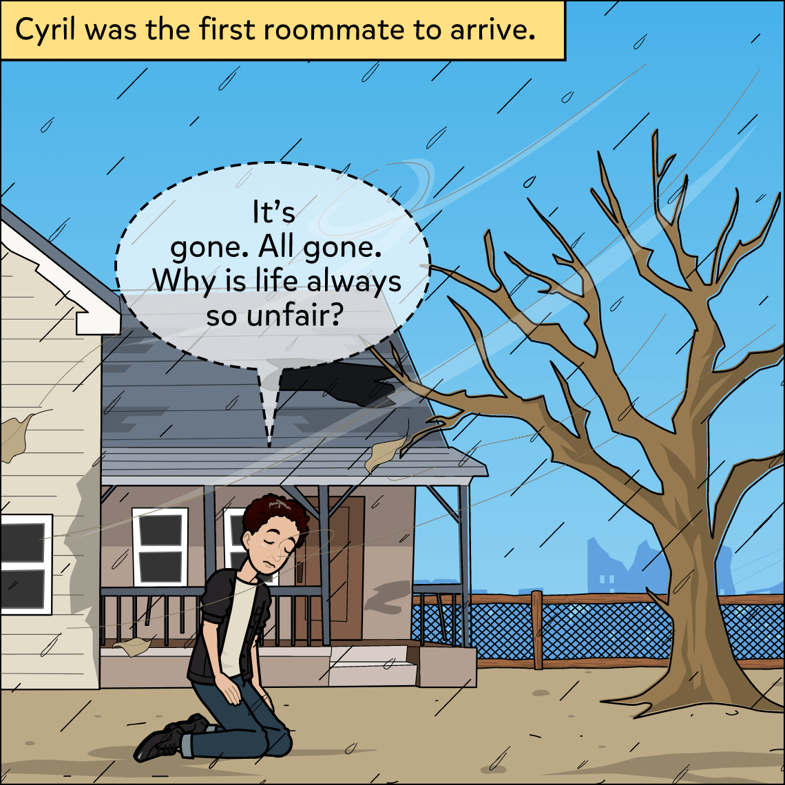 What's the Point of View? - Exemplar comic, panel 2