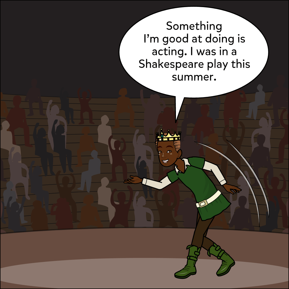 Get to Know Me! - Exemplar comic, panel 5
