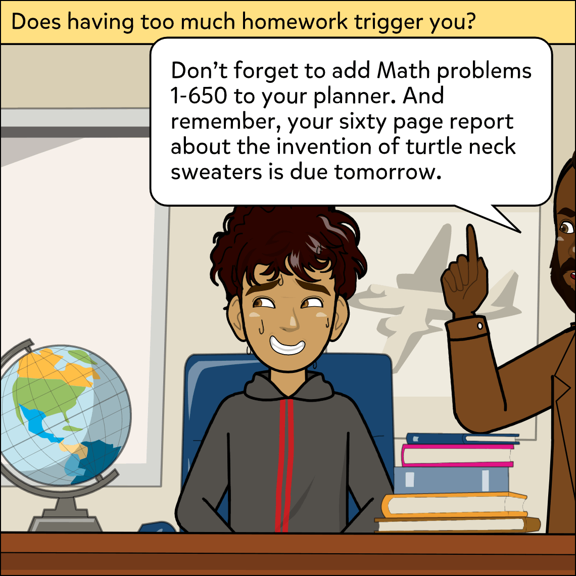 What Triggers Me? - Exemplar comic, panel 3