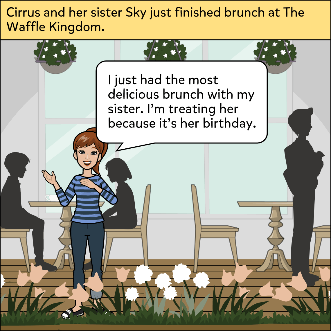 Thanks For The Tip - Exemplar comic, panel 1