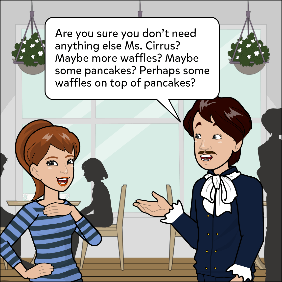 Thanks For The Tip - Exemplar comic, panel 2
