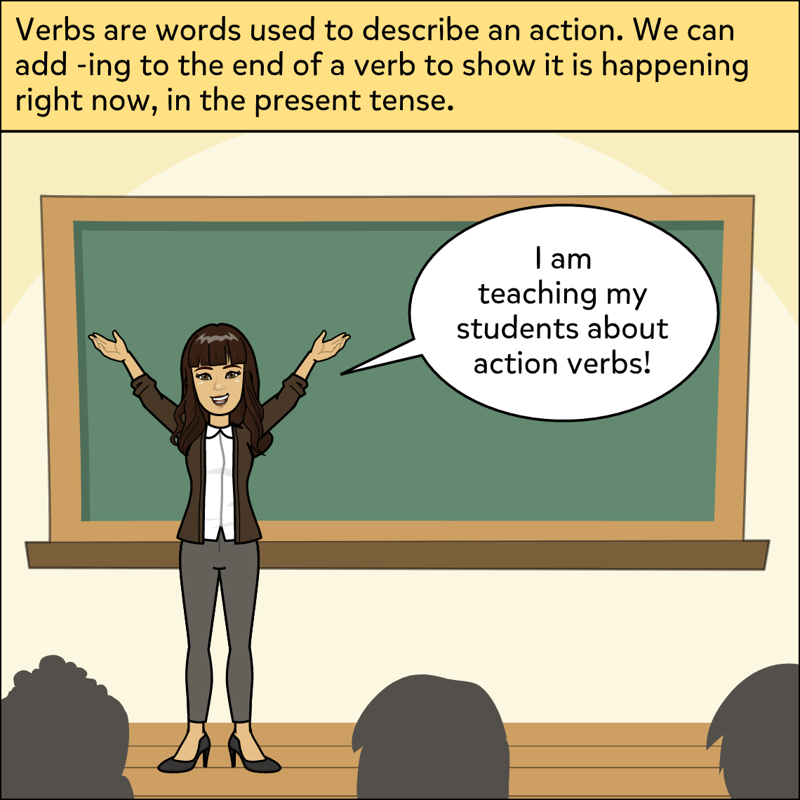 Ready, Set, Action! - Exemplar comic, panel 5