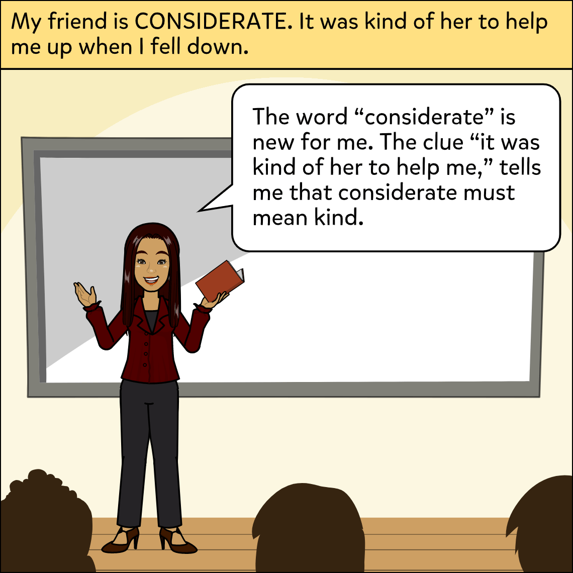 Word Detectives - Exemplar comic, panel 2