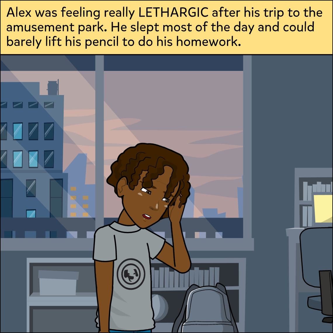 Word Detectives - Exemplar comic, panel 3