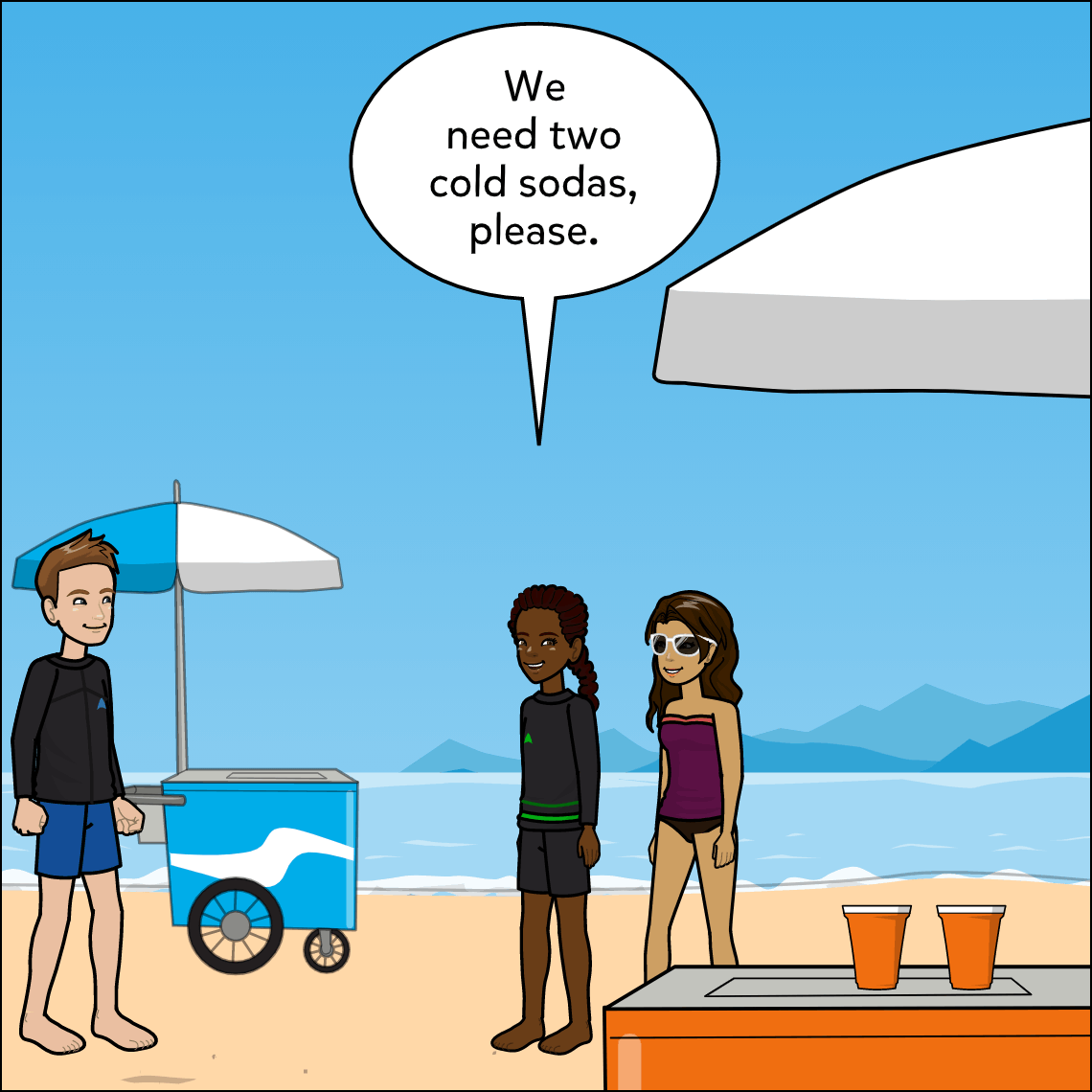 Too Many Twos! - Exemplar comic, panel 2