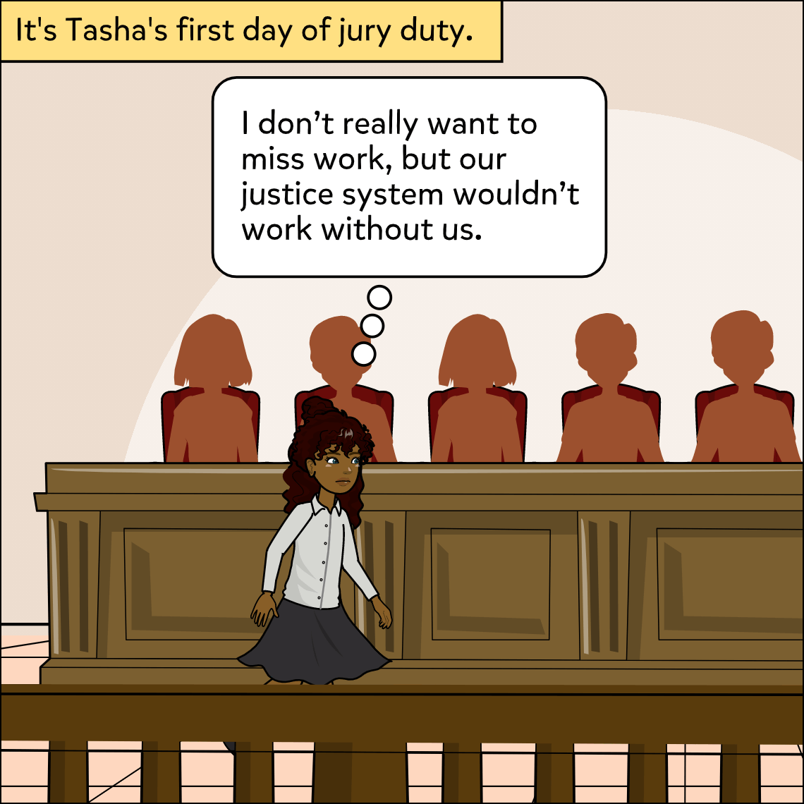 Rights & Responsibilities - Exemplar comic, panel 2