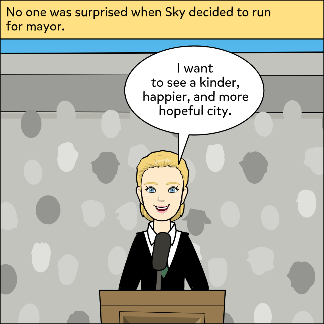 Rights & Responsibilities - Exemplar comic, panel 4