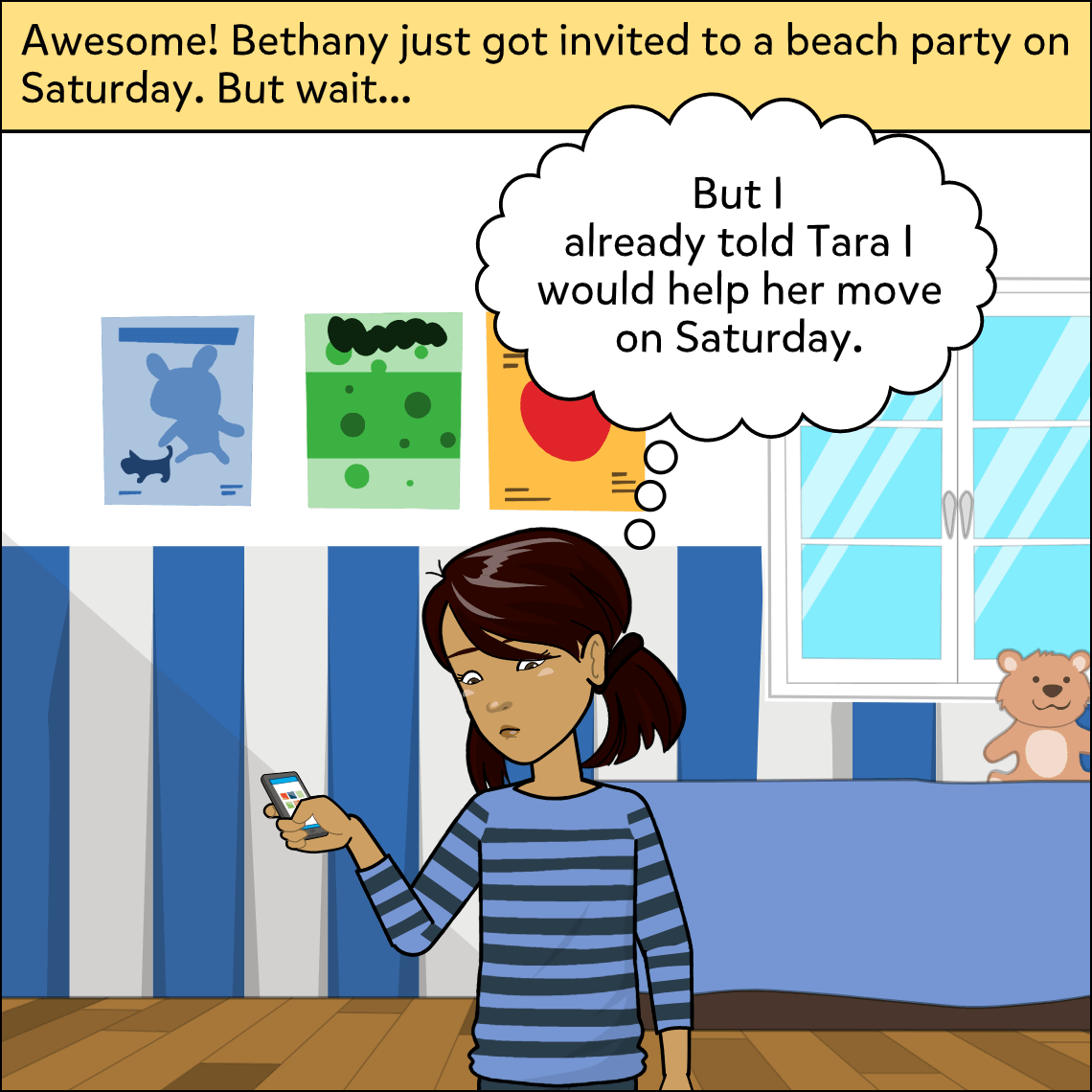Responsibility - What would you do? - Exemplar comic #2, panel 3