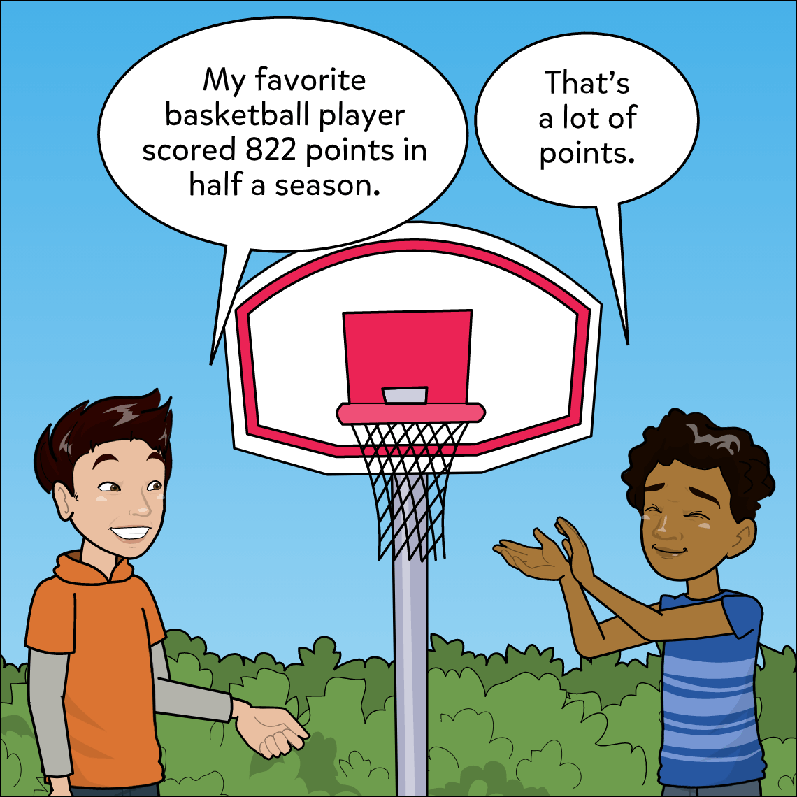Representing Numbers in Different Ways - Exemplar comic, panel 1